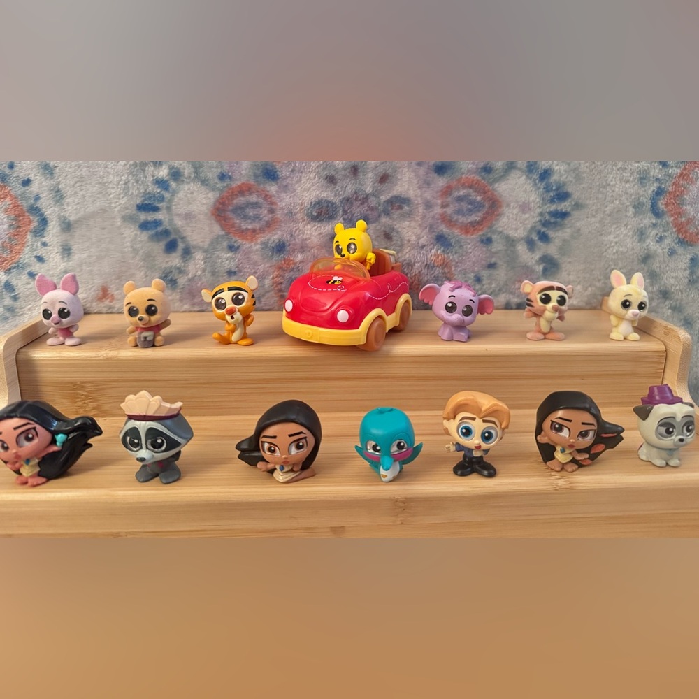 Disney Doorables Mixed Series Lot of 21 Mulan Let’s Go Vehicle Winnie The Pooh - Picture 4 of 10